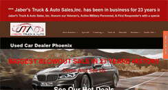 Desktop Screenshot of jabersauto.com